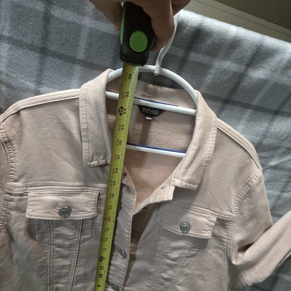 BUFFALO DAVID BITTON Knit Denim Jacket XL - Picture 3 of 6